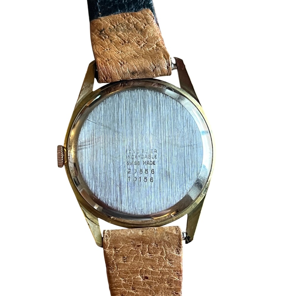 Vintage Insa Watch 15 Jewels Swiss Made Antimagnetic Incabloc Manual Gold Tone - Picture 5 of 7